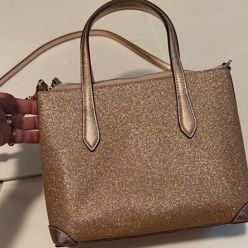 Kate Spade Sparkling Gold Satchel - Picture 4 of 6